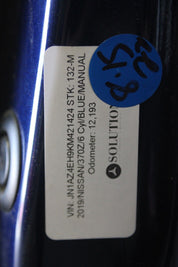NISSAN 370Z 2009-2019 RIGHT PASSENGER SIDE DOOR SHELL OEM