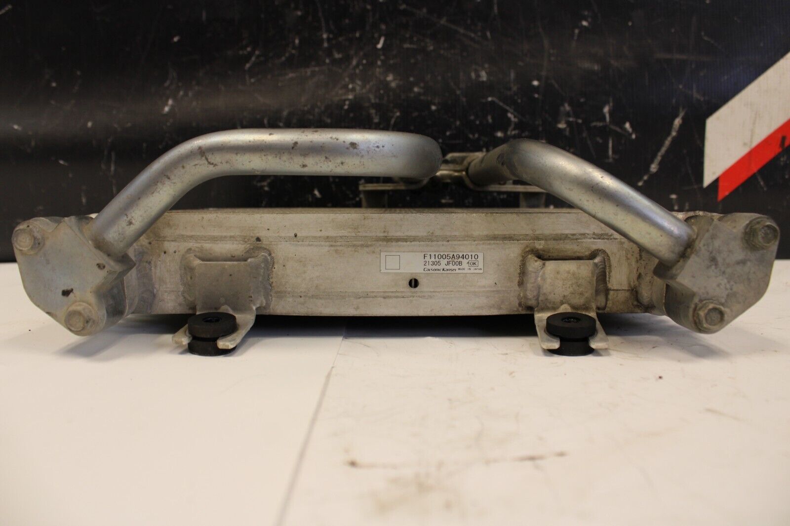 2013 NISSAN GT-R GTR R35 3.8L OEM ENGINE OIL COOLER W/ HARD LINES