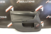 08-15 Mitsubishi Evolution X Front Left Door Panel Cover Card LH EVO 2008-2015