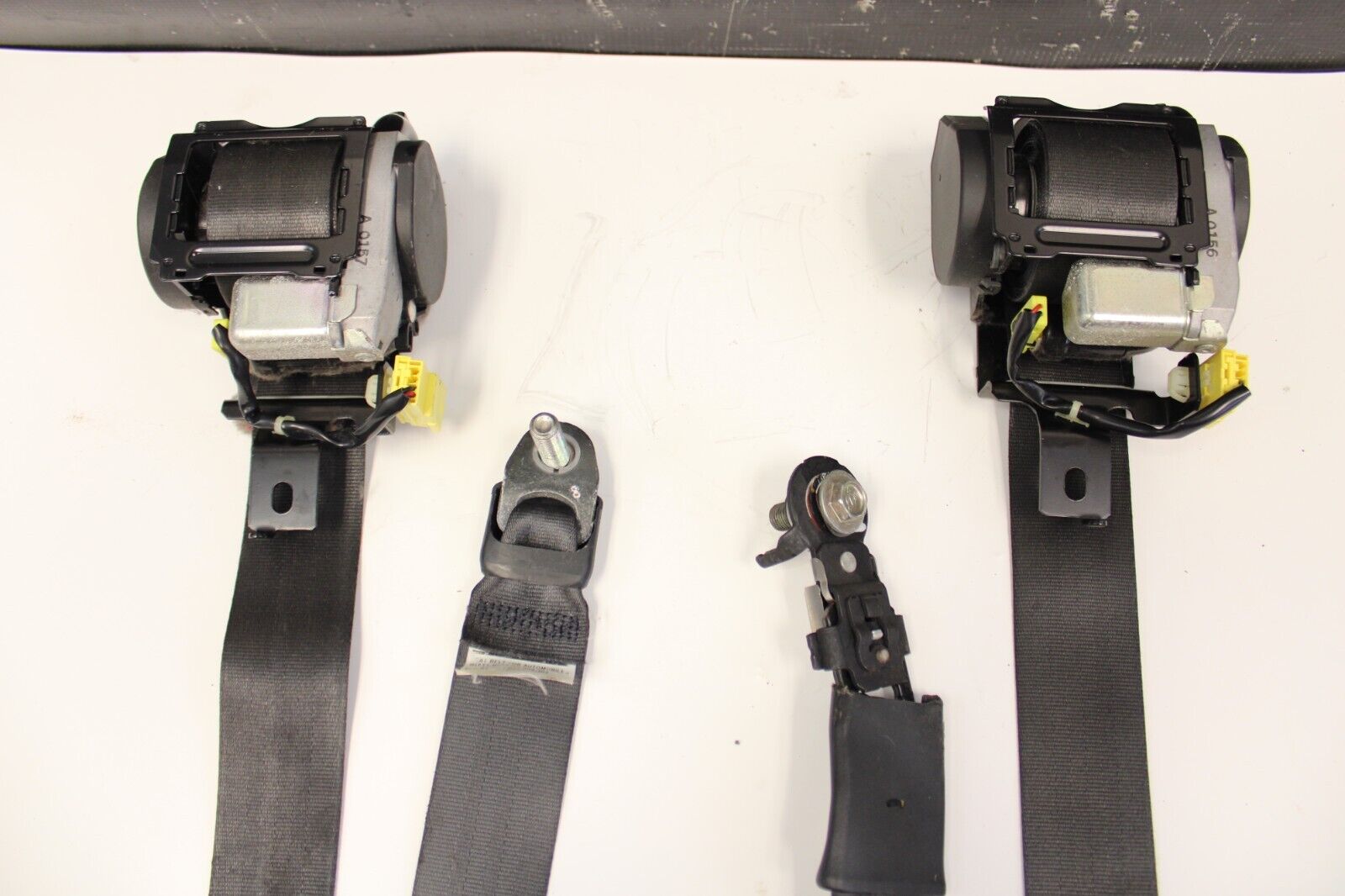 2004-2008 ACURA TSX DRIVER PASSENGER FRONT SEAT BELT RETRACTOR BLACK
