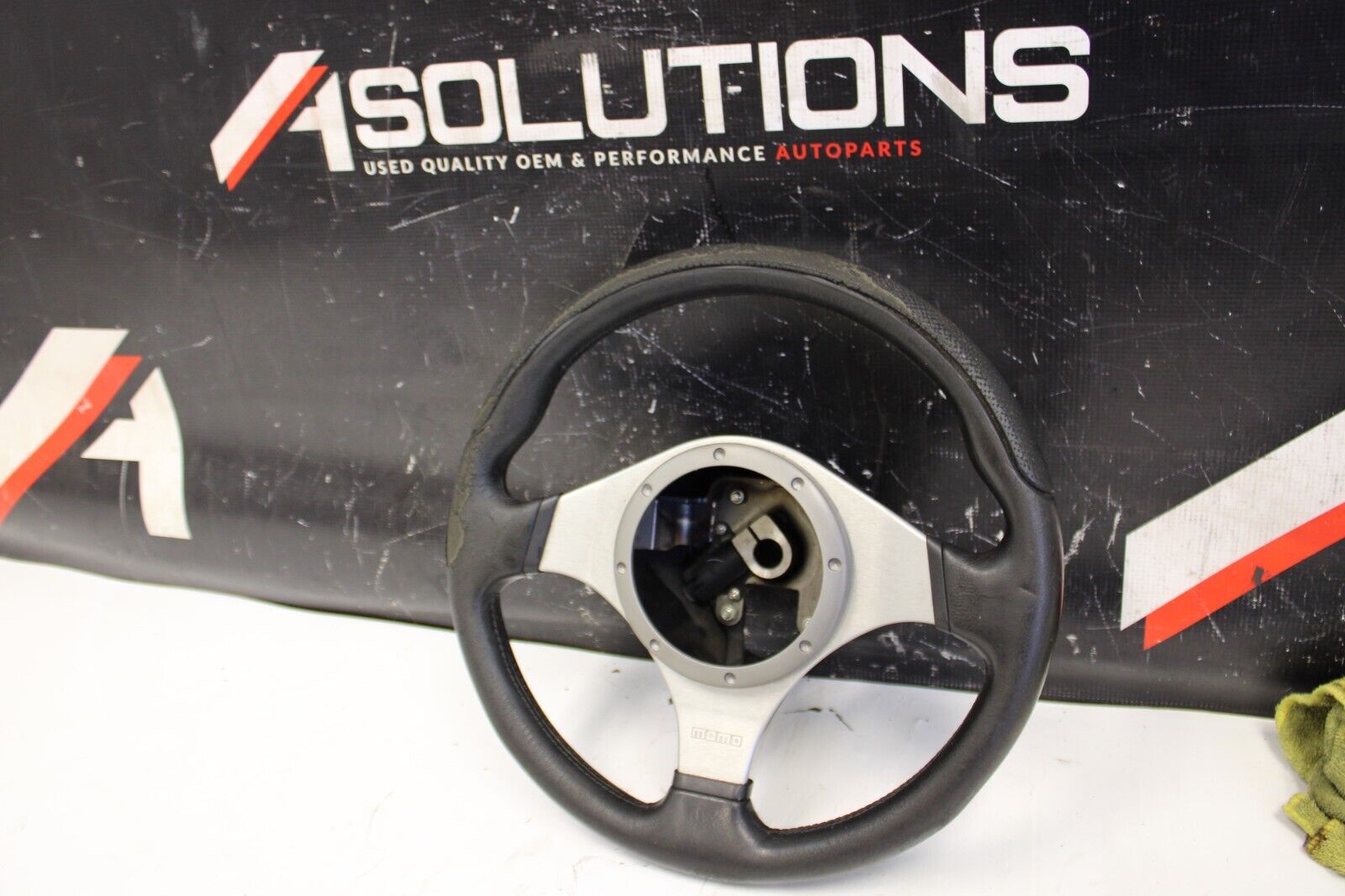 2003-2006 Mitsubishi Lancer Evolution EVO 8 9 MOMO Leather Steering Wheel