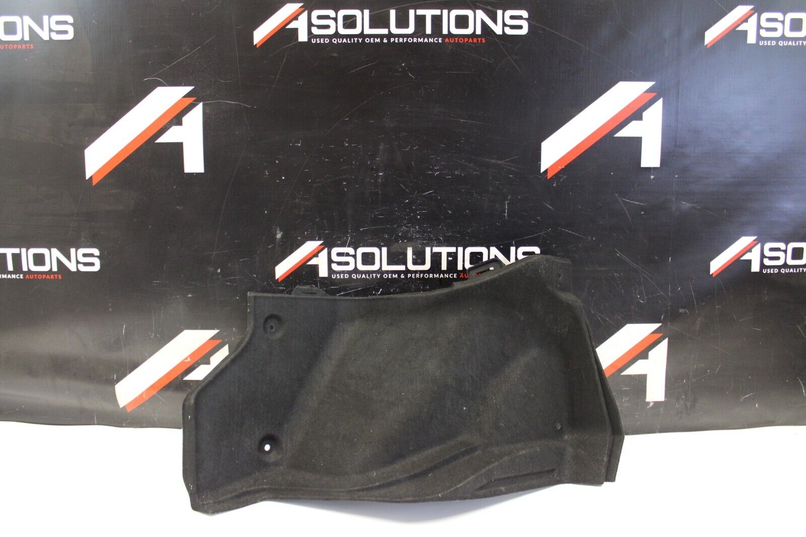 2014 NISSAN R35 GTR CBA TRUNK CARPET PANEL LINER TRIM BLACK LH DRIVER SIDE