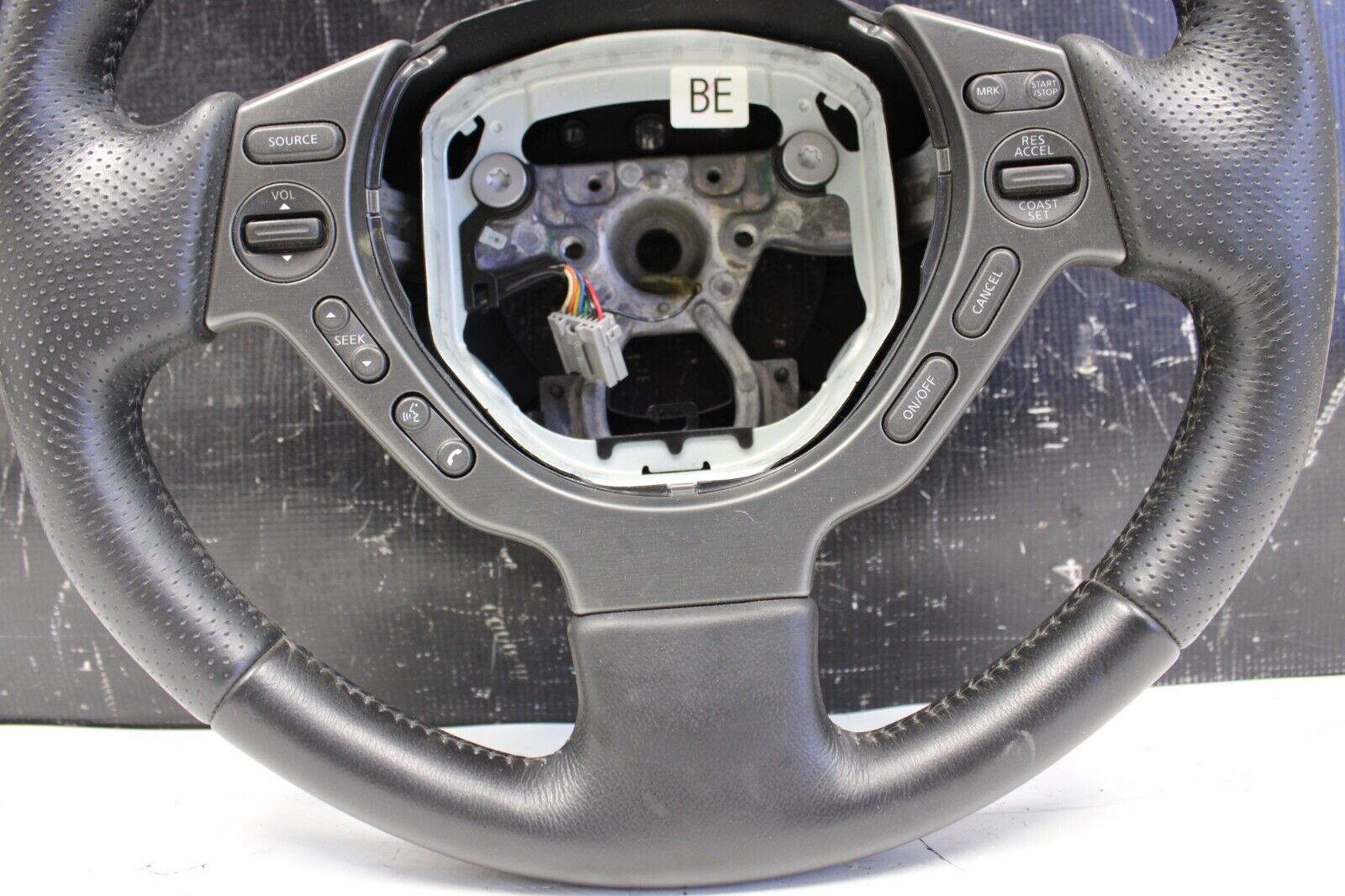 2014 NISSAN GTR R35 DBA OEM multifunction steering wheel for Nissan GT-R R35