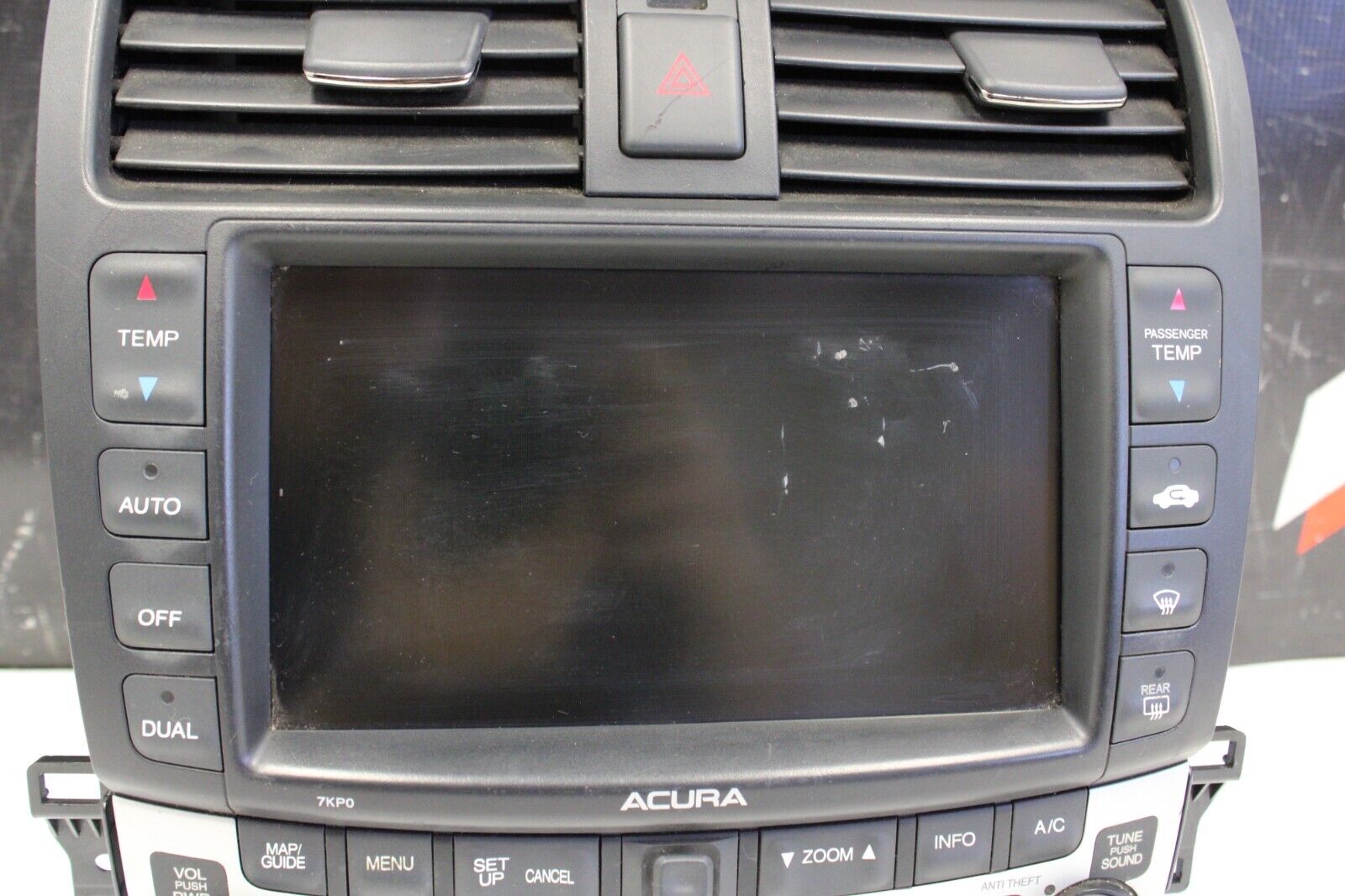 2006-2008 Acura TSX 6 CD Changer Navigation Screen Radio Climate Control OEM
