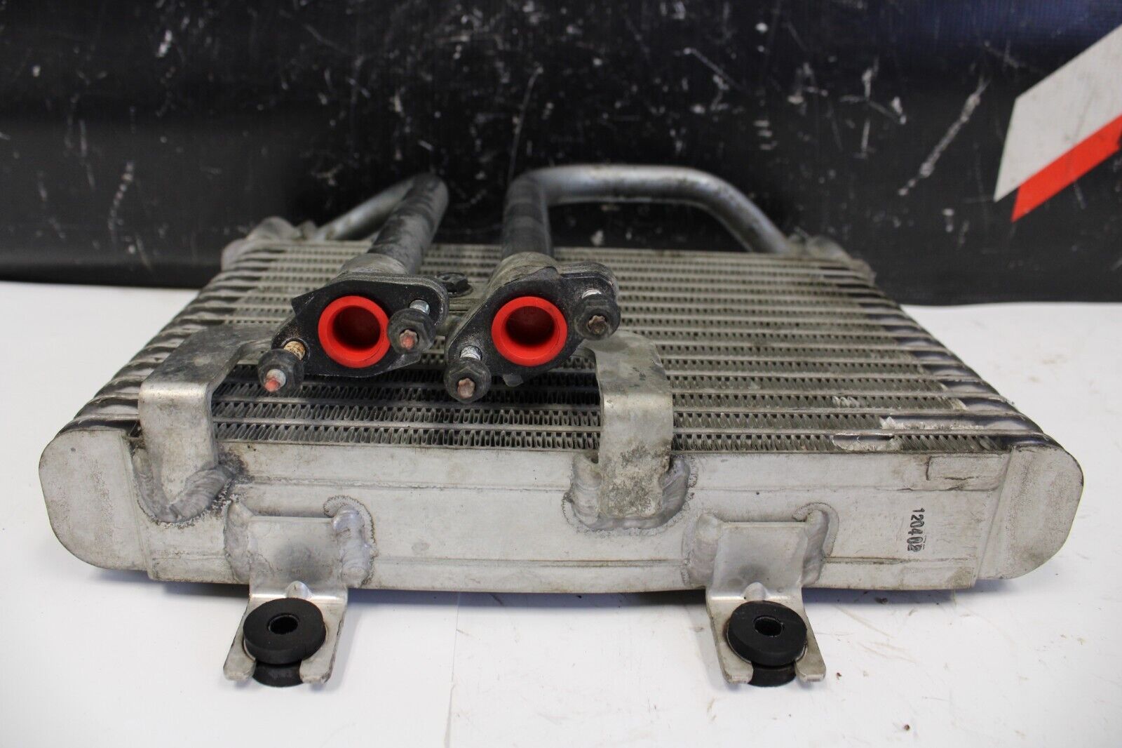 2013 NISSAN GT-R GTR R35 3.8L OEM ENGINE OIL COOLER W/ HARD LINES