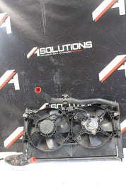 08 - 15 Mitsubishi Lancer Evo X MR Ralliart Radiator Condenser Fan Assembly OEM
