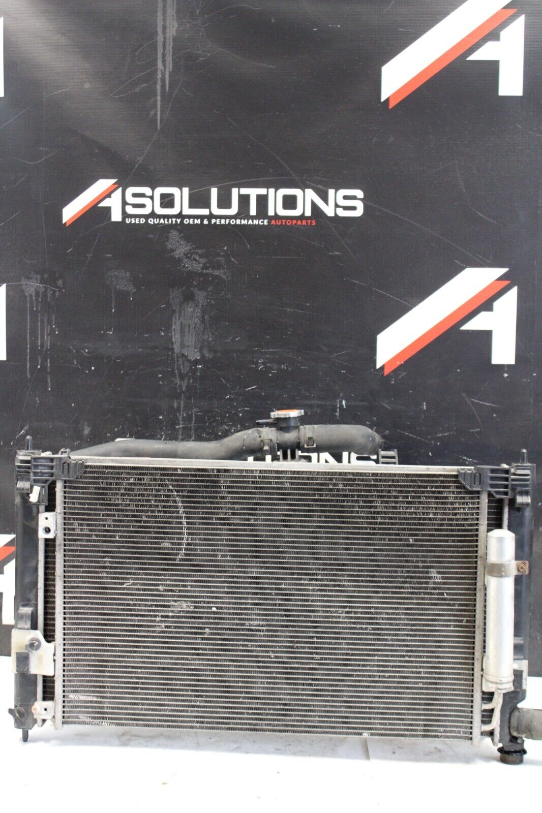 08 - 15 Mitsubishi Lancer Evo X MR Ralliart Radiator Condenser Fan Assembly OEM