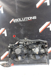 08 - 15 Mitsubishi Lancer Evo X MR Ralliart Radiator Condenser Fan Assembly OEM