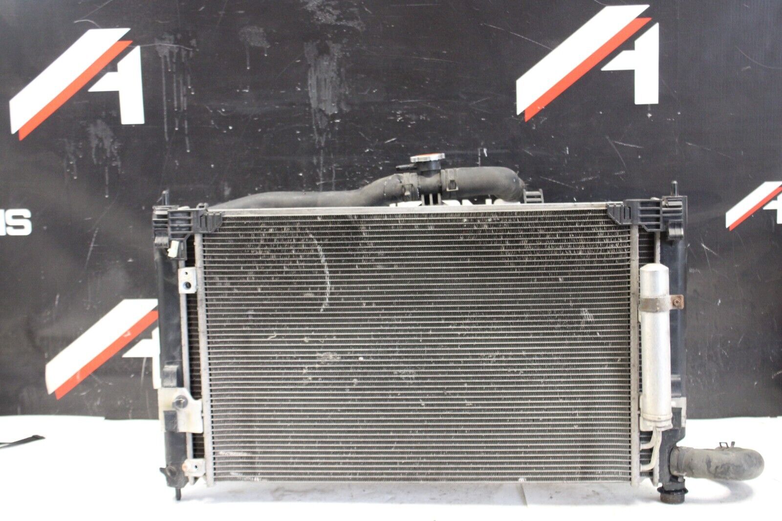 08 - 15 Mitsubishi Lancer Evo X MR Ralliart Radiator Condenser Fan Assembly OEM