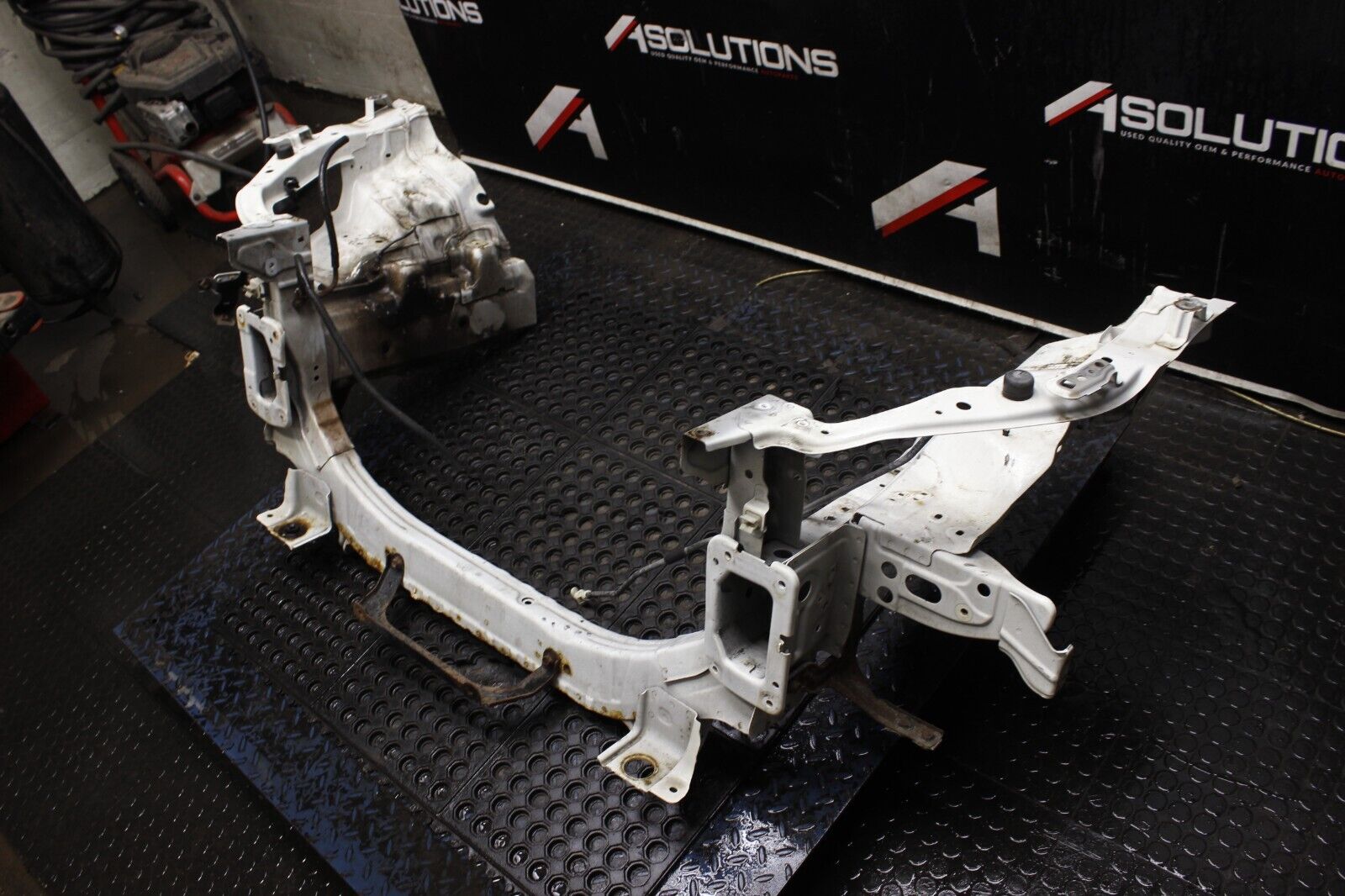 08-15 MITSUBISHI RALLIART OEM EVO X FRONT RADIATOR CORE SUPPORT FRAME RAIL CUT