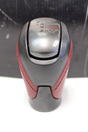2013 NISSAN GT-R GTR R35 VR38 3.8L OEM BLACK and RED LEATHER AUTO SHIFT KNOB