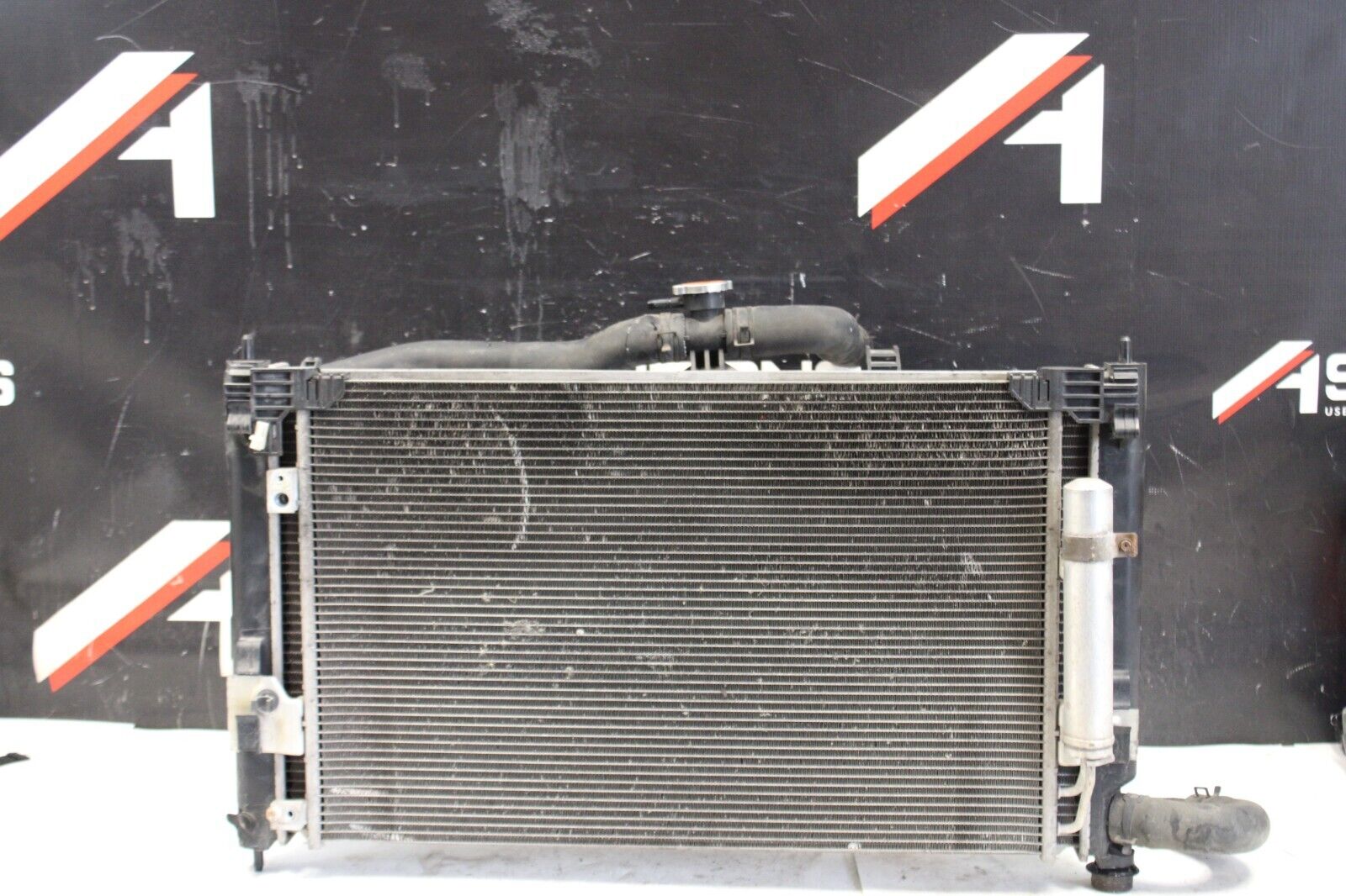 08 - 15 Mitsubishi Lancer Evo X MR Ralliart Radiator Condenser Fan Assembly OEM