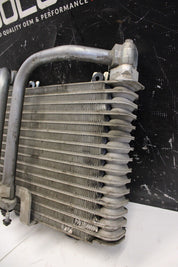2013 NISSAN GT-R GTR R35 3.8L OEM ENGINE OIL COOLER W/ HARD LINES