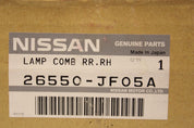 2012-2016 Nissan GT-R R35 GTR Rear Bumper Light Reflector RH 26550-JF05A PAIR