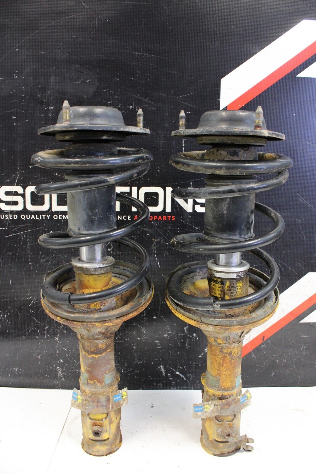 03-06 Mitsubishi Evolution Evo 8 9 OE Bilstein Front Rear Shock Strut Suspension