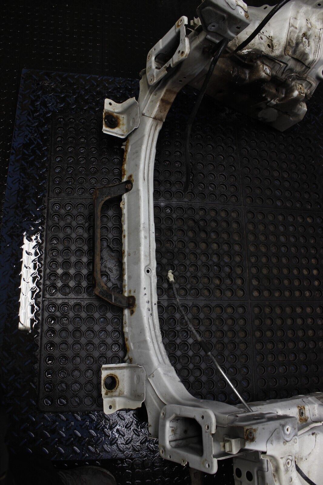 08-15 MITSUBISHI RALLIART OEM EVO X FRONT RADIATOR CORE SUPPORT FRAME RAIL CUT