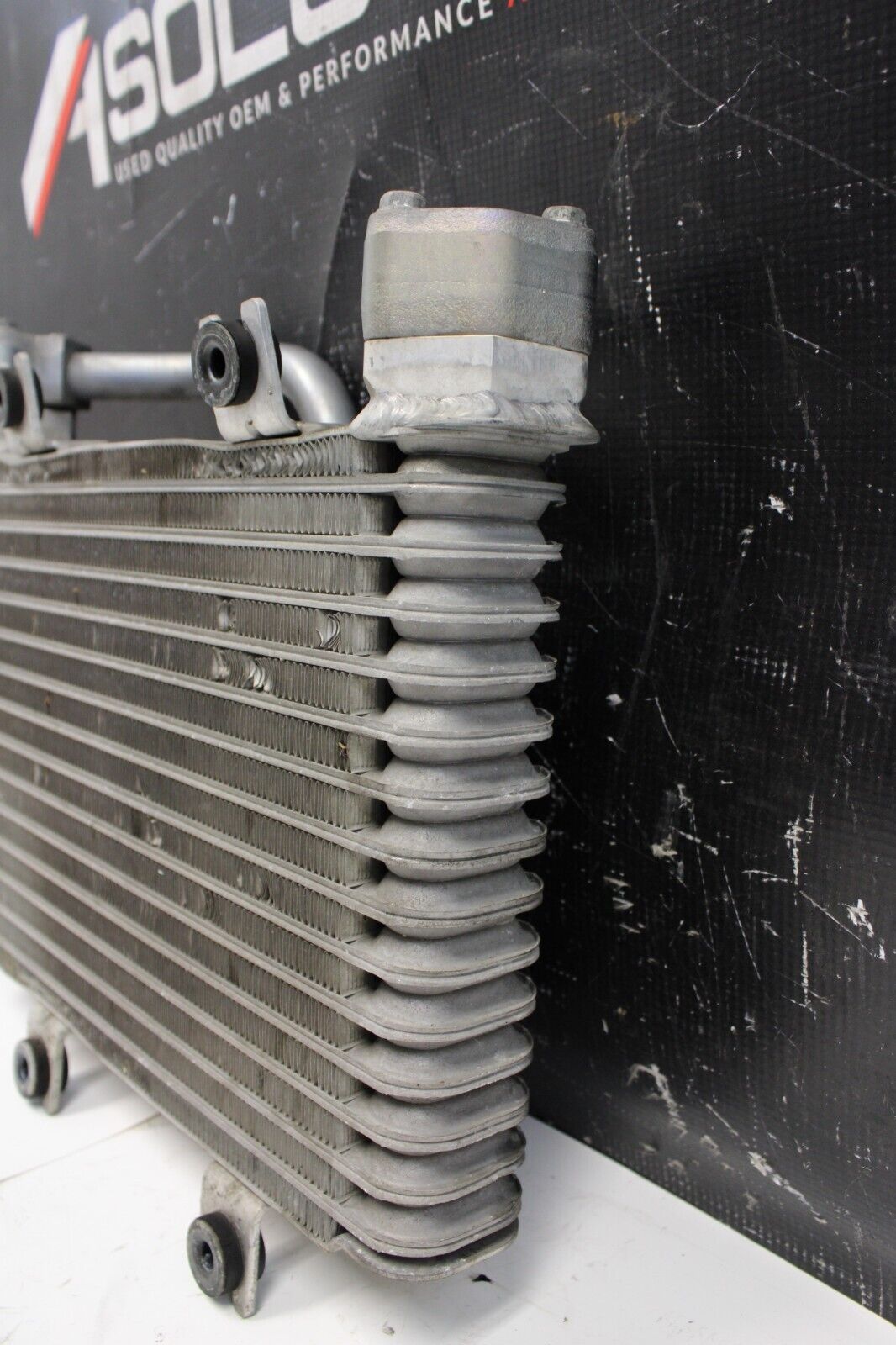 2013 NISSAN GT-R GTR R35 3.8L OEM ENGINE OIL COOLER W/ HARD LINES