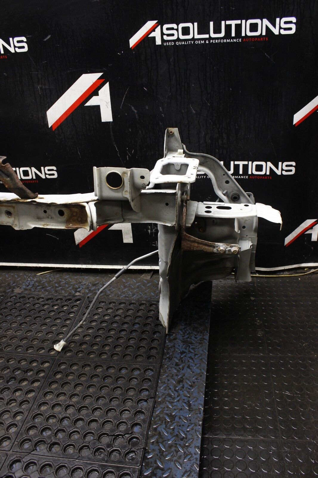 08-15 MITSUBISHI RALLIART OEM EVO X FRONT RADIATOR CORE SUPPORT FRAME RAIL CUT