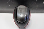2013 NISSAN GT-R GTR R35 VR38 3.8L OEM BLACK and RED LEATHER AUTO SHIFT KNOB