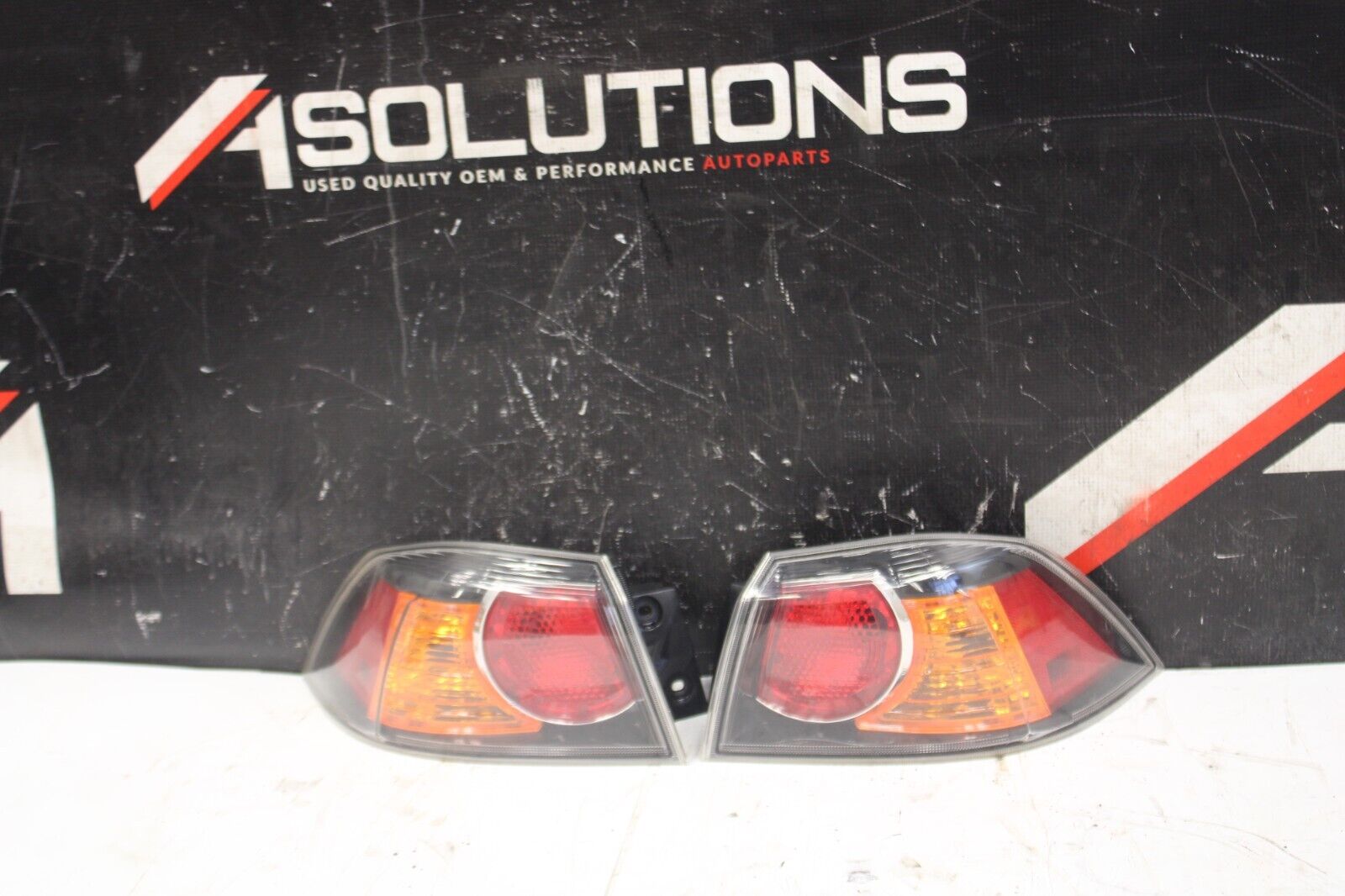 2008-2015 Mitsubishi Lancer Evolution Evo X Tail Lights Lamps OEM