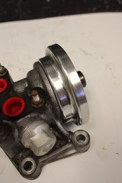 2010 NISSAN GT-R GTR R35 PREMIUM VR38 OEM ENGINE OIL PUMP HOUSING FILTER ADAPTER