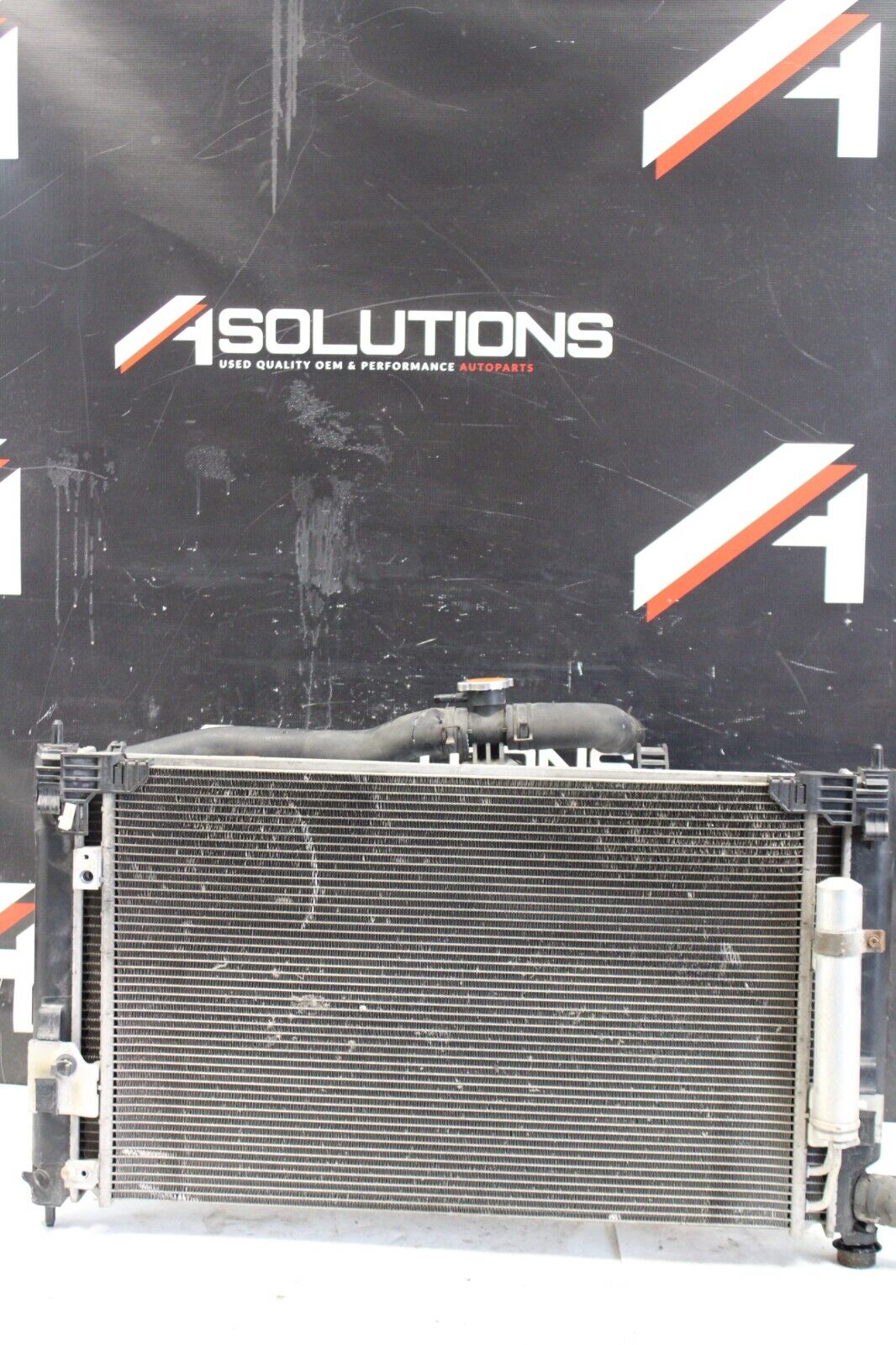 08 - 15 Mitsubishi Lancer Evo X MR Ralliart Radiator Condenser Fan Assembly OEM