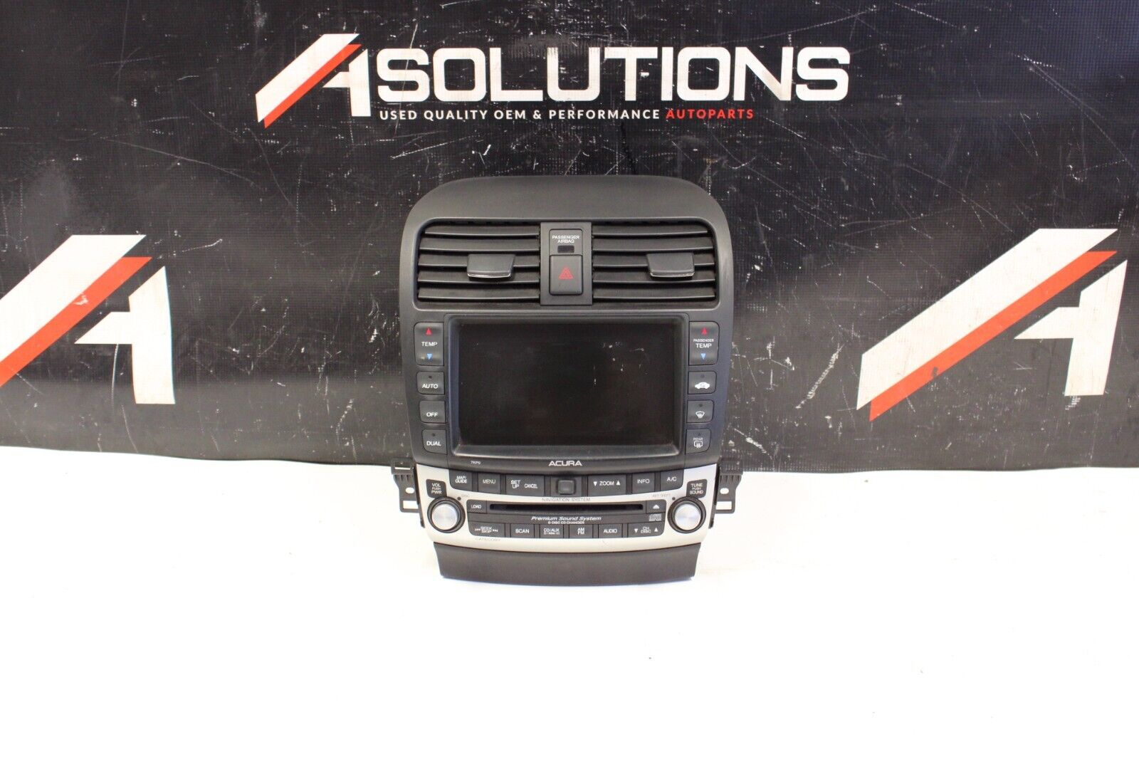 2006-2008 Acura TSX 6 CD Changer Navigation Screen Radio Climate Control OEM