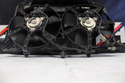 2003-2006 Infiniti G35 Nissan 350z Radiator Fan Fan Shroud with Motors Plugs OEM