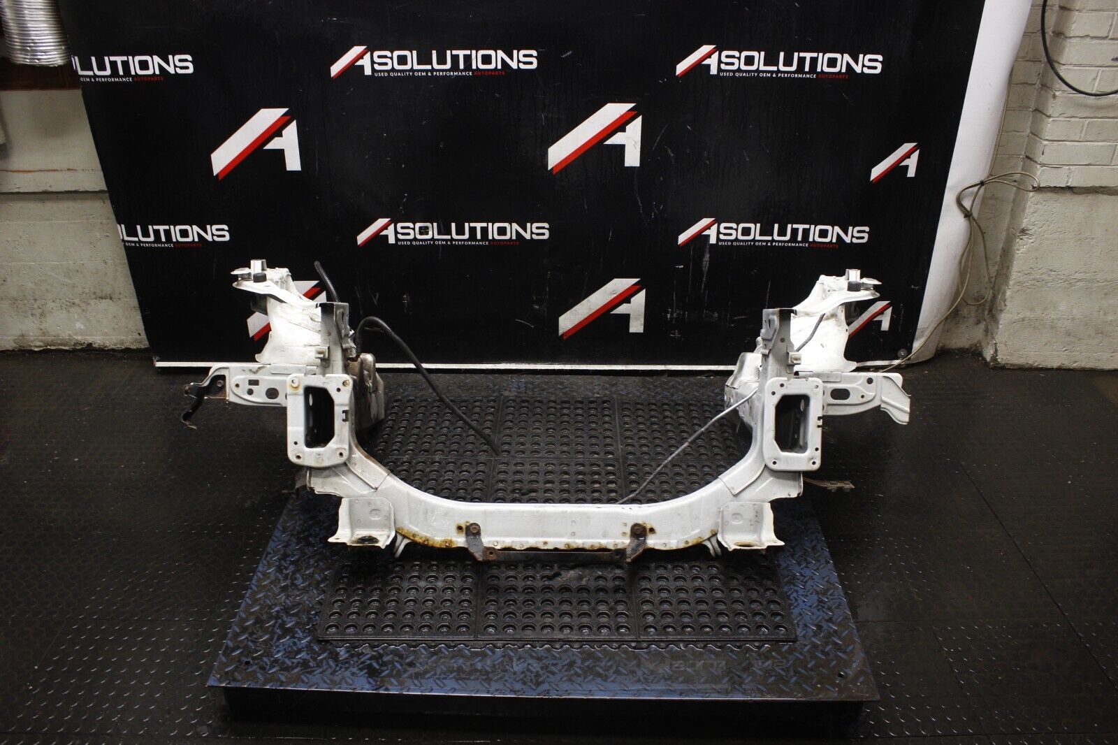 08-15 MITSUBISHI RALLIART OEM EVO X FRONT RADIATOR CORE SUPPORT FRAME RAIL CUT