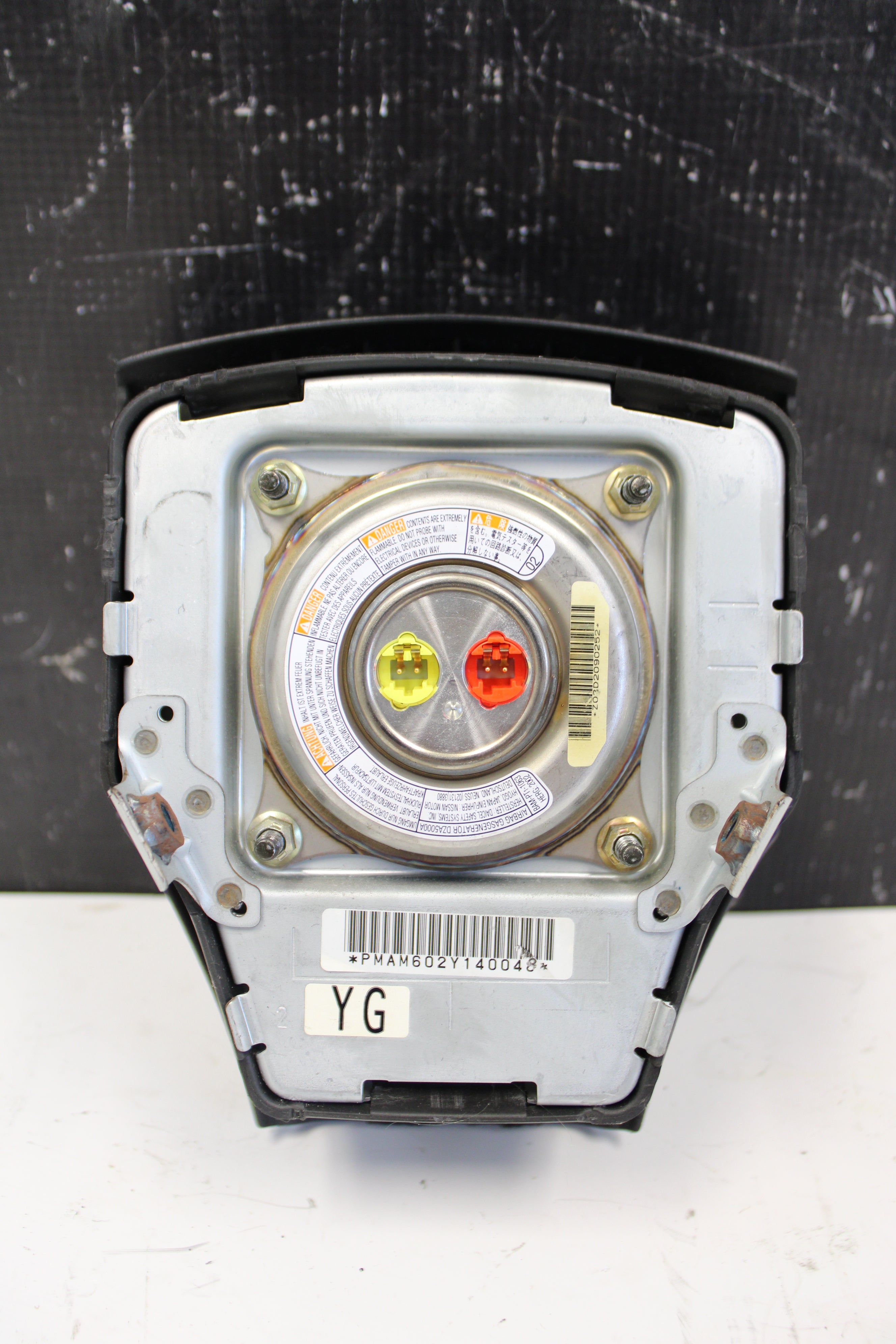 2003 Infiniti G35 Driver Wheel Airbag Steering Black OEM