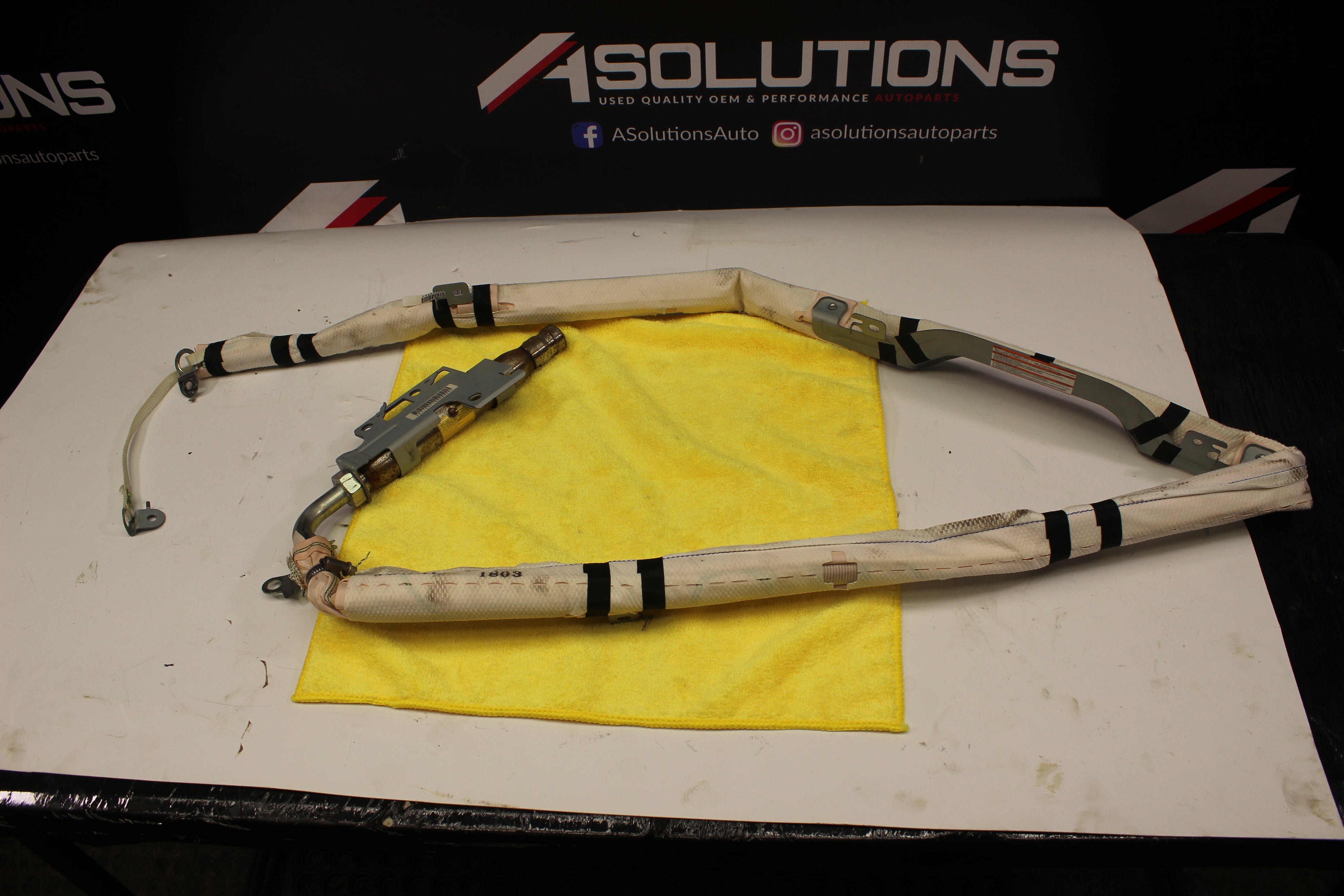 2009-2013 Infiniti G37x Sedan Driver Left Roof Curtain Airbag OEM Genuine