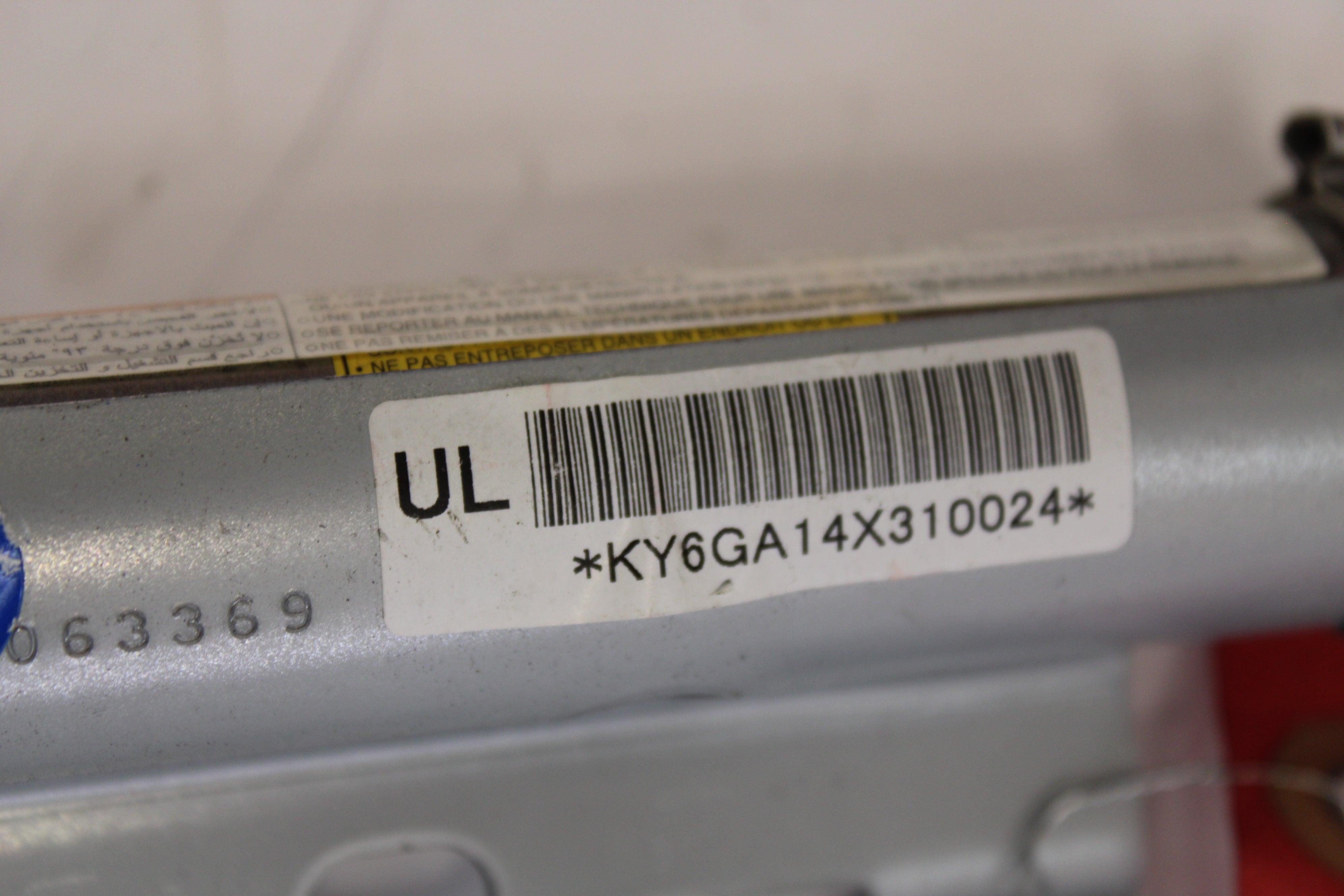 2009-2020 Nissan 370z Left Driver LH Roof Curtain Airbag OEM Genuine