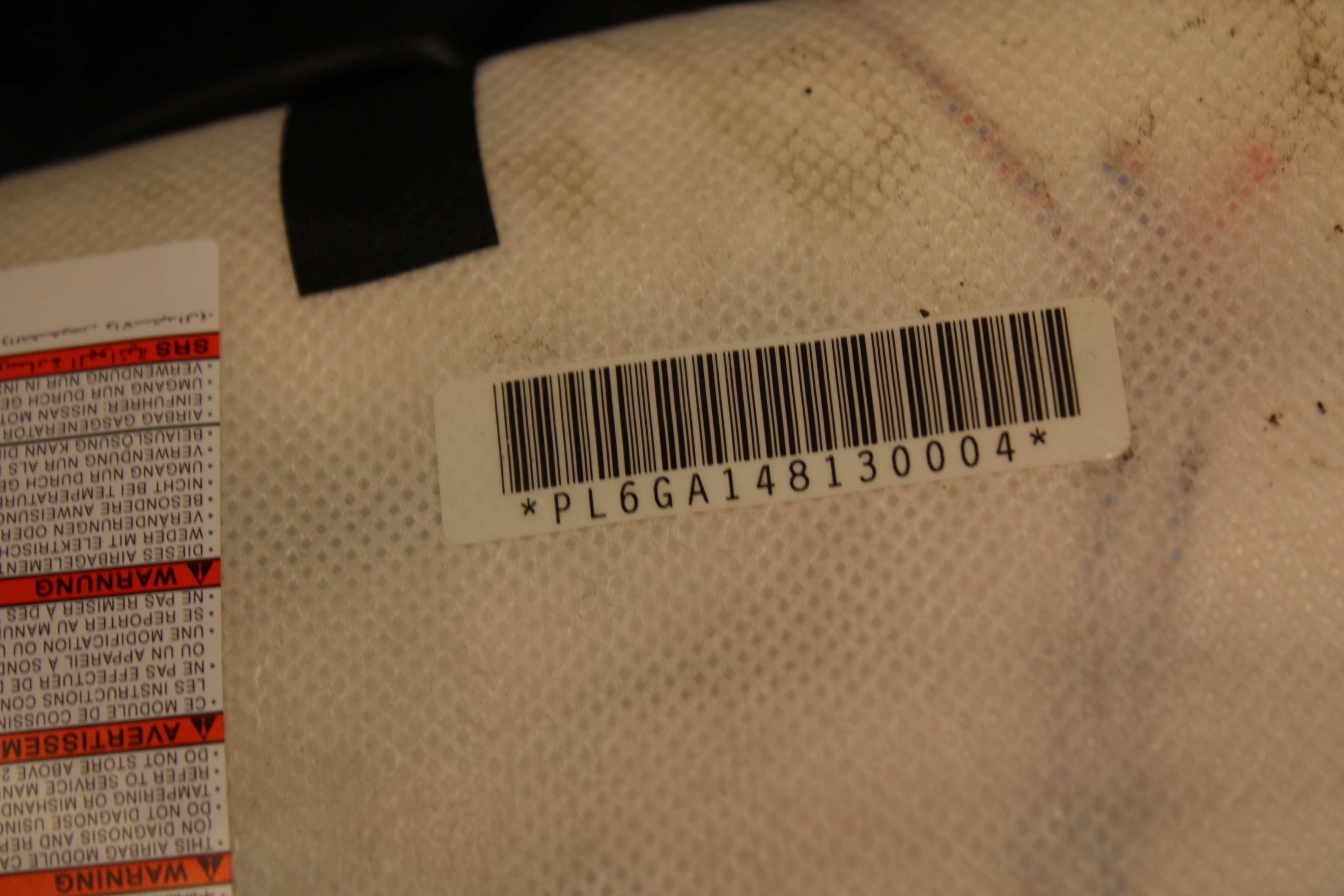 2015-2020 Nissan 370z Left Driver Recaro Seat Air Bag OEM