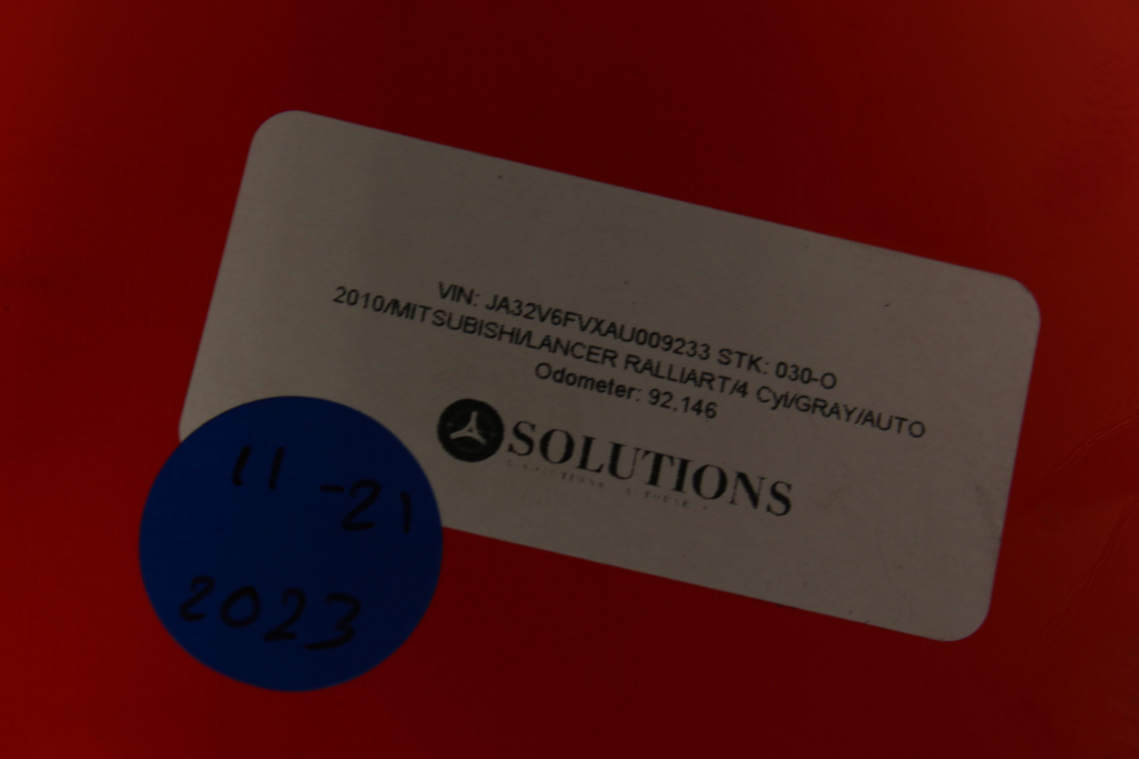 08-15 Mitsubishi Evolution Evo X GSR MR Steering Wheel Airbag