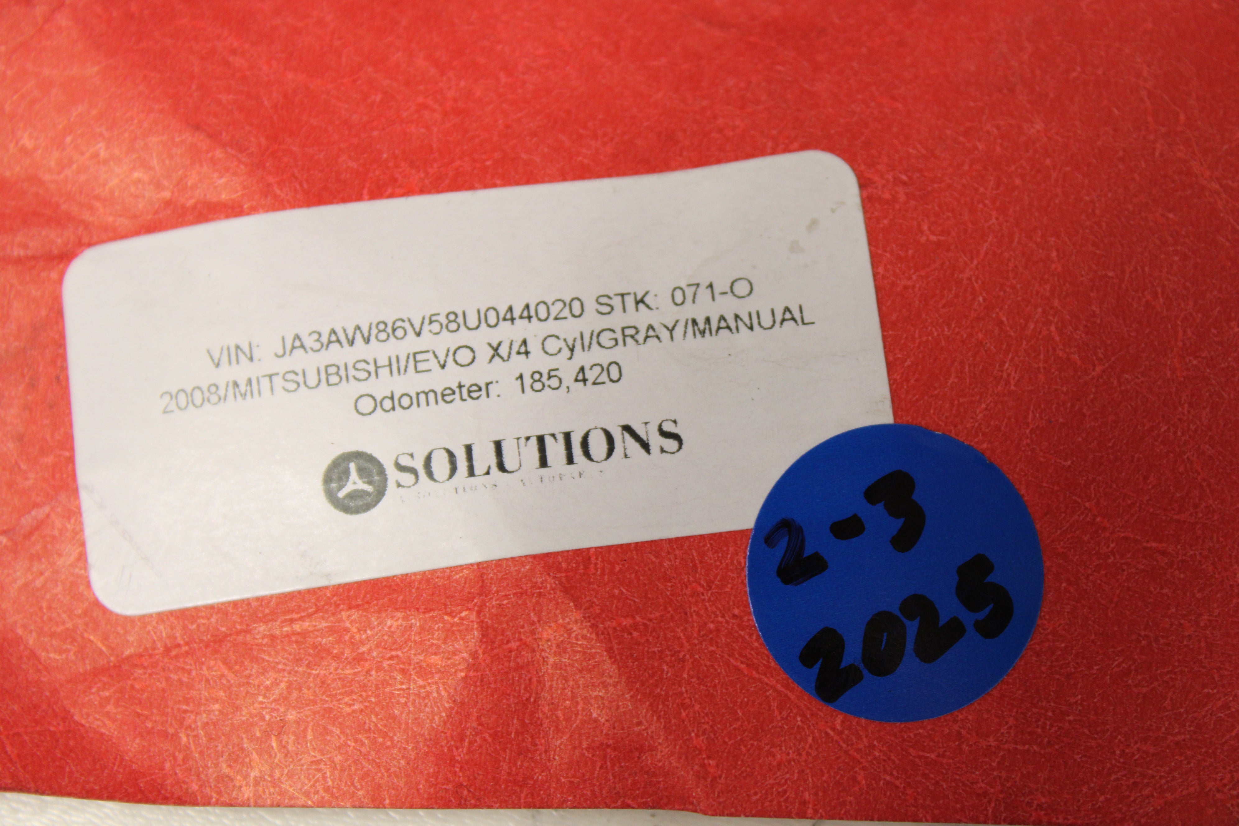 2008-2015 Mitsubishi Evolution Evo X GSR MR Knee Airbag