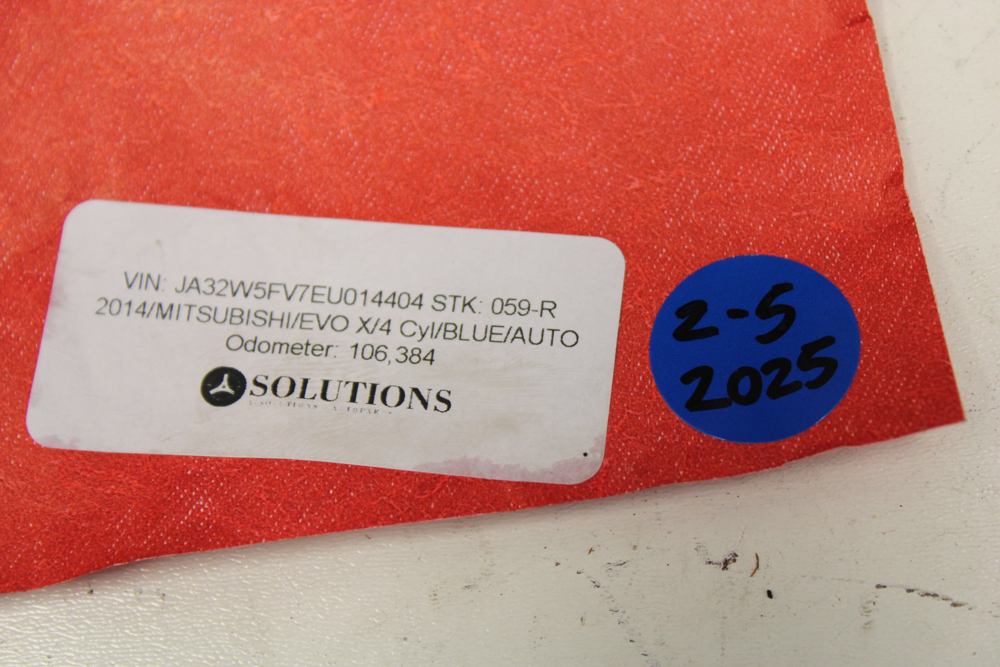 2008-2015 Mitsubishi Evolution Evo X GSR MR Knee Airbag