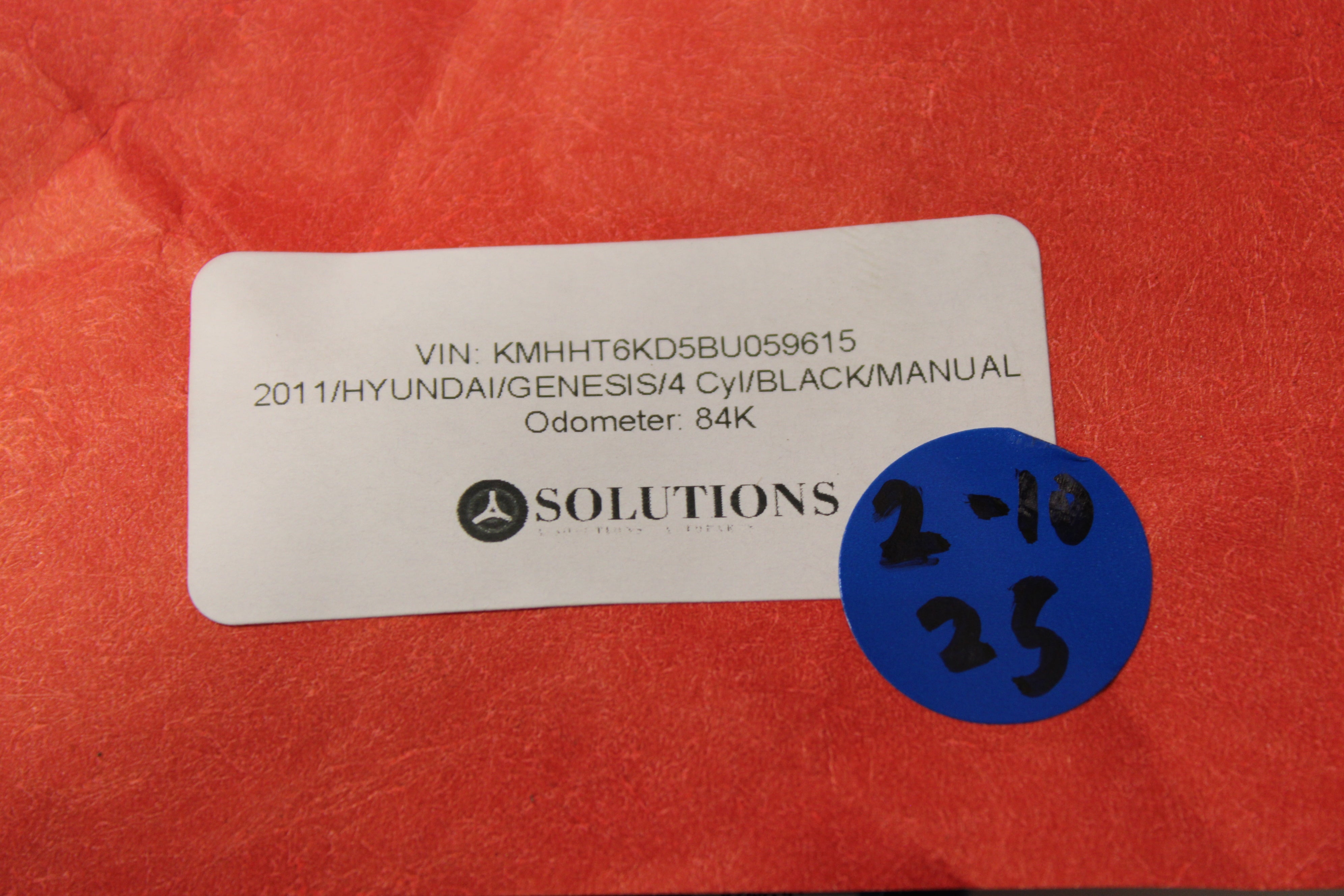 2010-2012 Hyundai Genesis Coupe Airbag Module OEM