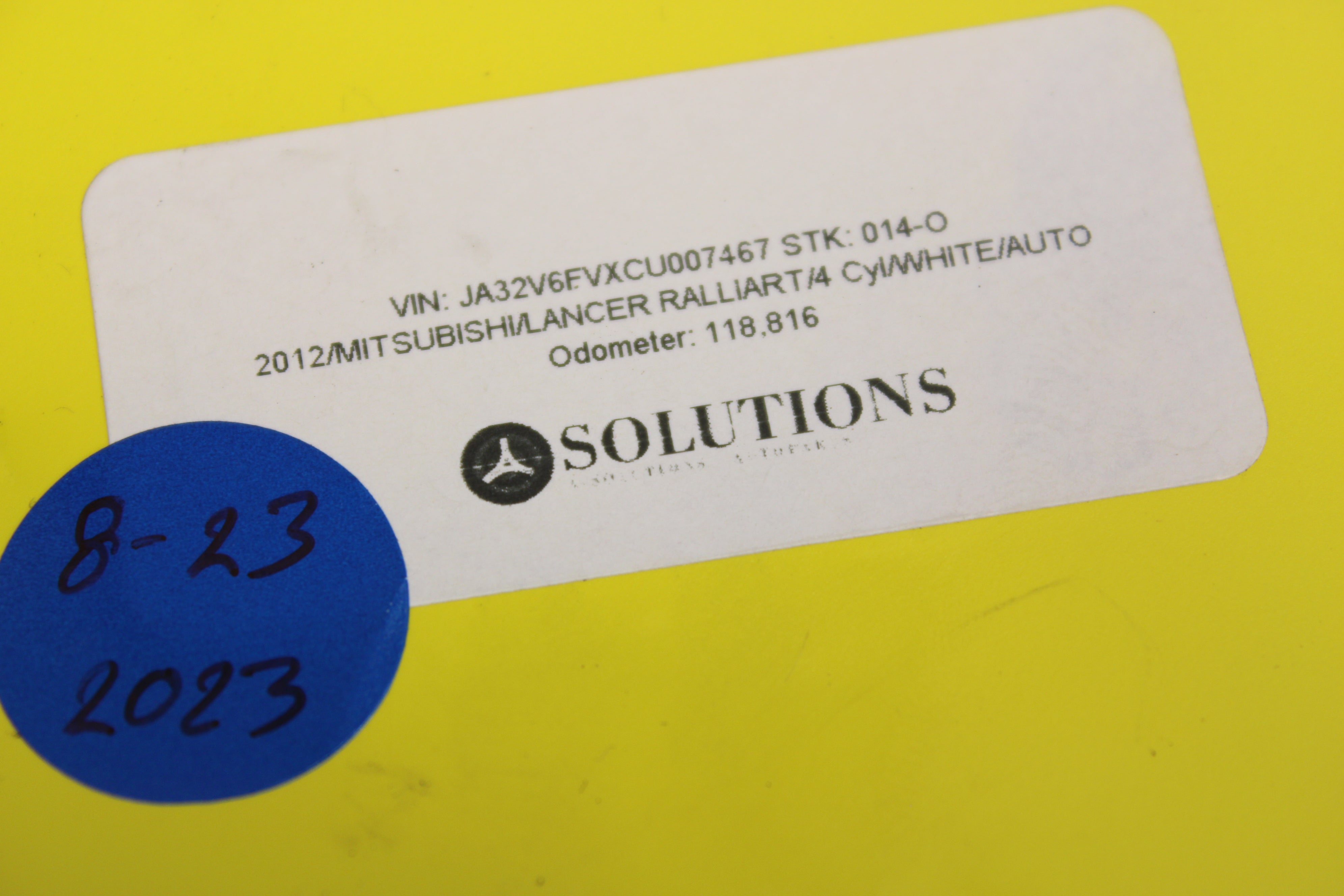 08-15 Mitsubishi Evolution Evo X GSR MR Steering Wheel Airbag