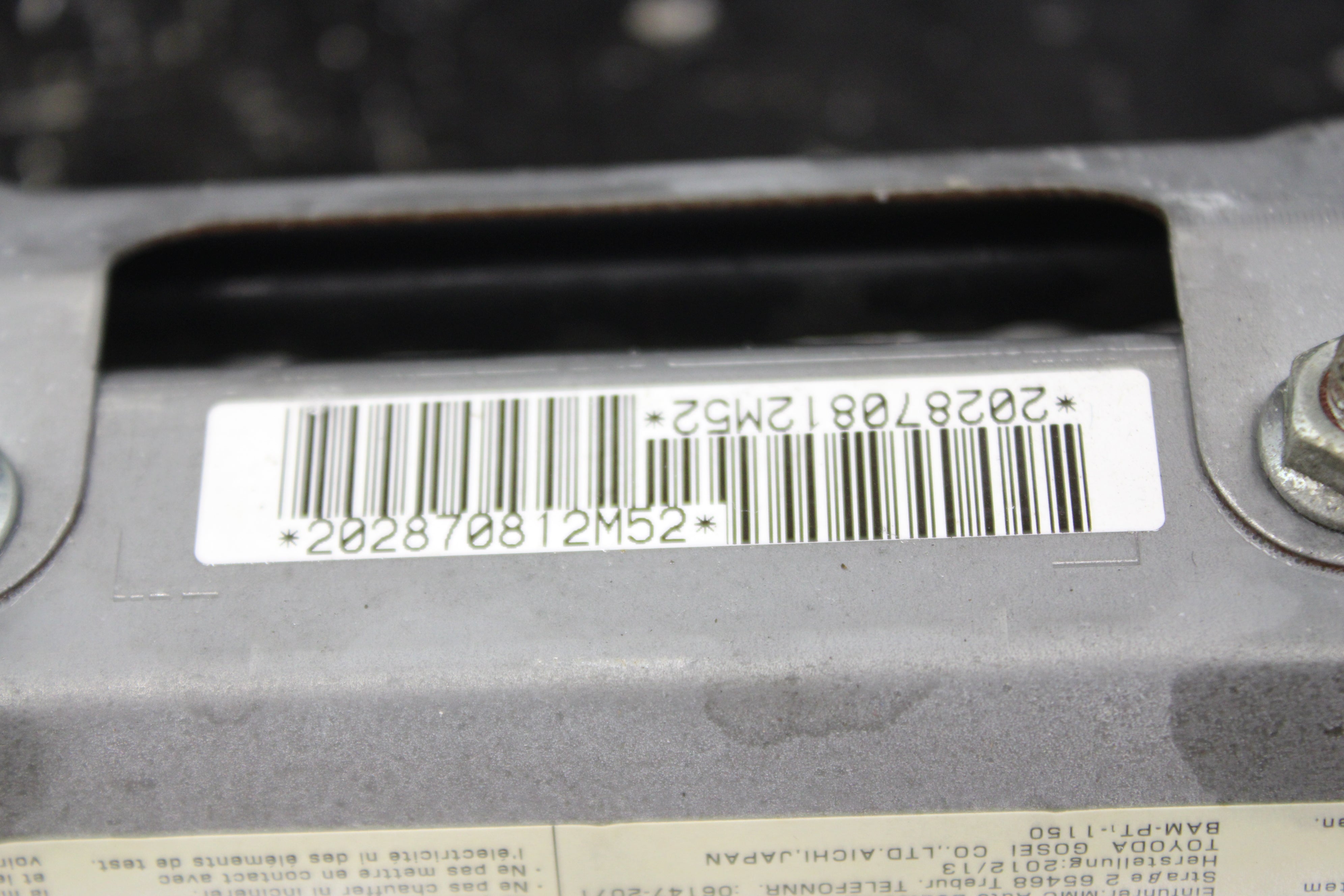 08-15 Mitsubishi Evolution Evo X GSR MR Knee Airbag