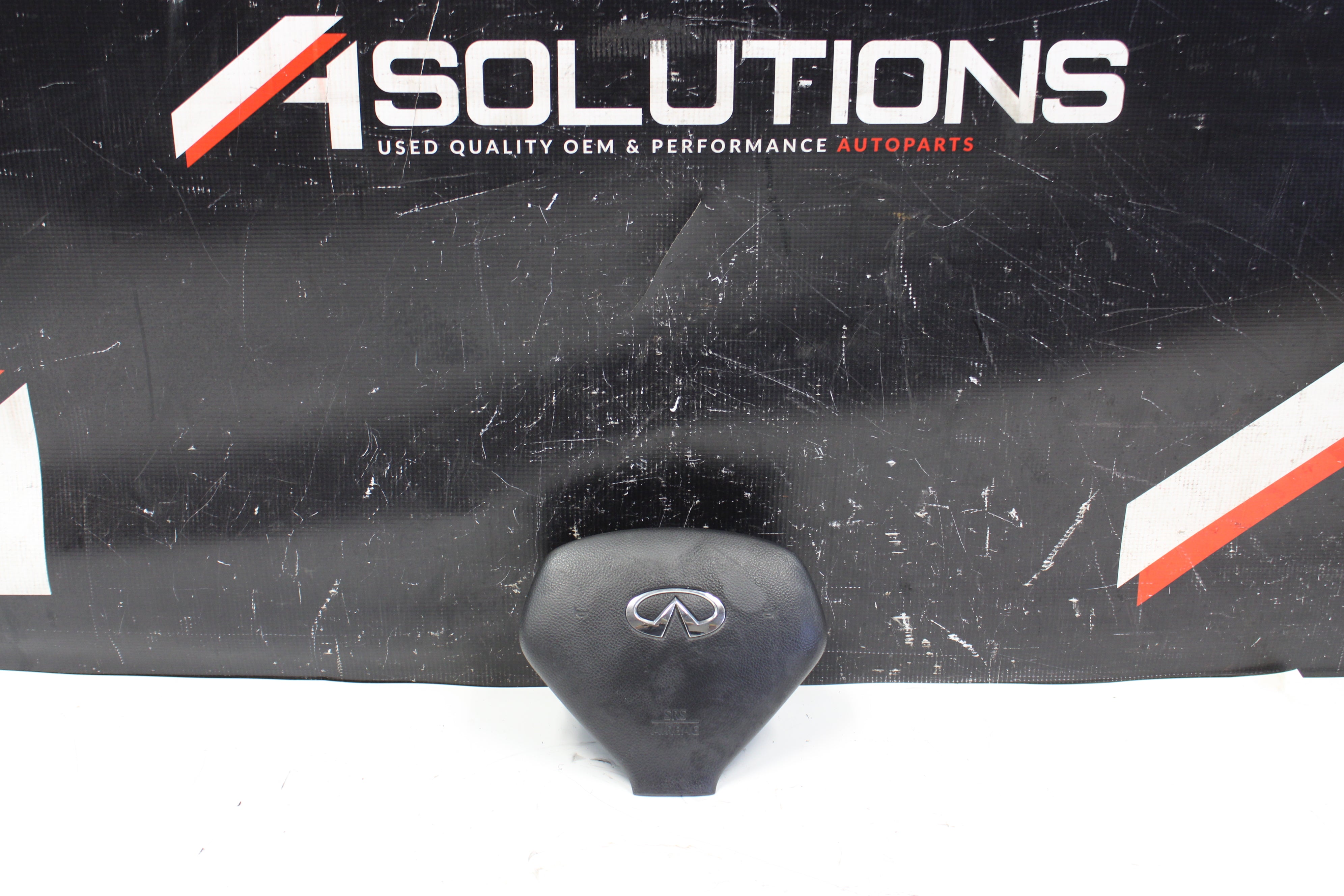 2013 Infiniti G37 Driver Wheel Airbag Steering Black OEM