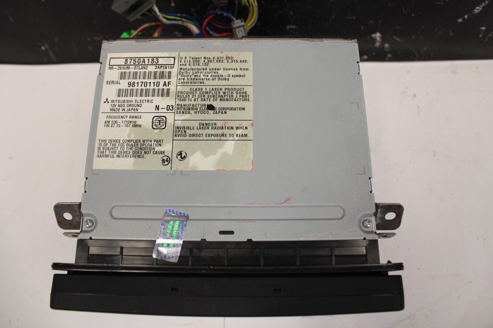 2008-2015 Mitsubishi Lancer EVO X Ralliart Navigation Screen