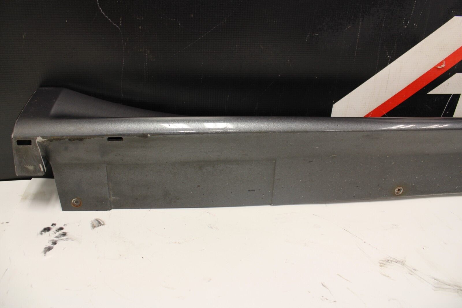 09-15 MITSUBISHI LANCER RALLIART OEM LH DRIVER EXTERIOR MOULDING SIDE SKIRT