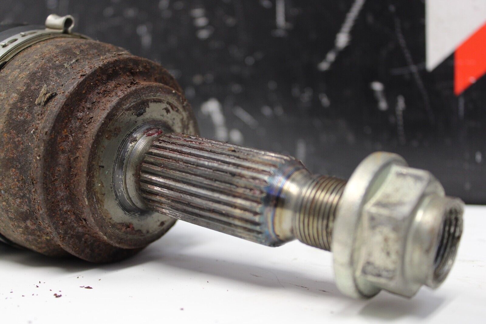 2012 MITSUBISHI LANCER RALLIART 4B11T OEM RH PASSENGER FRONT AXLE SHAFT AXLE