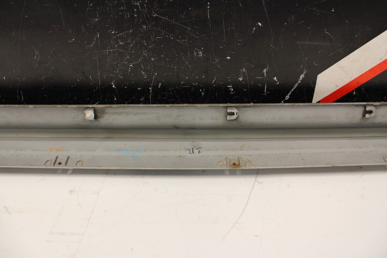 09-15 MITSUBISHI LANCER RALLIART OEM LH DRIVER EXTERIOR MOULDING SIDE SKIRT