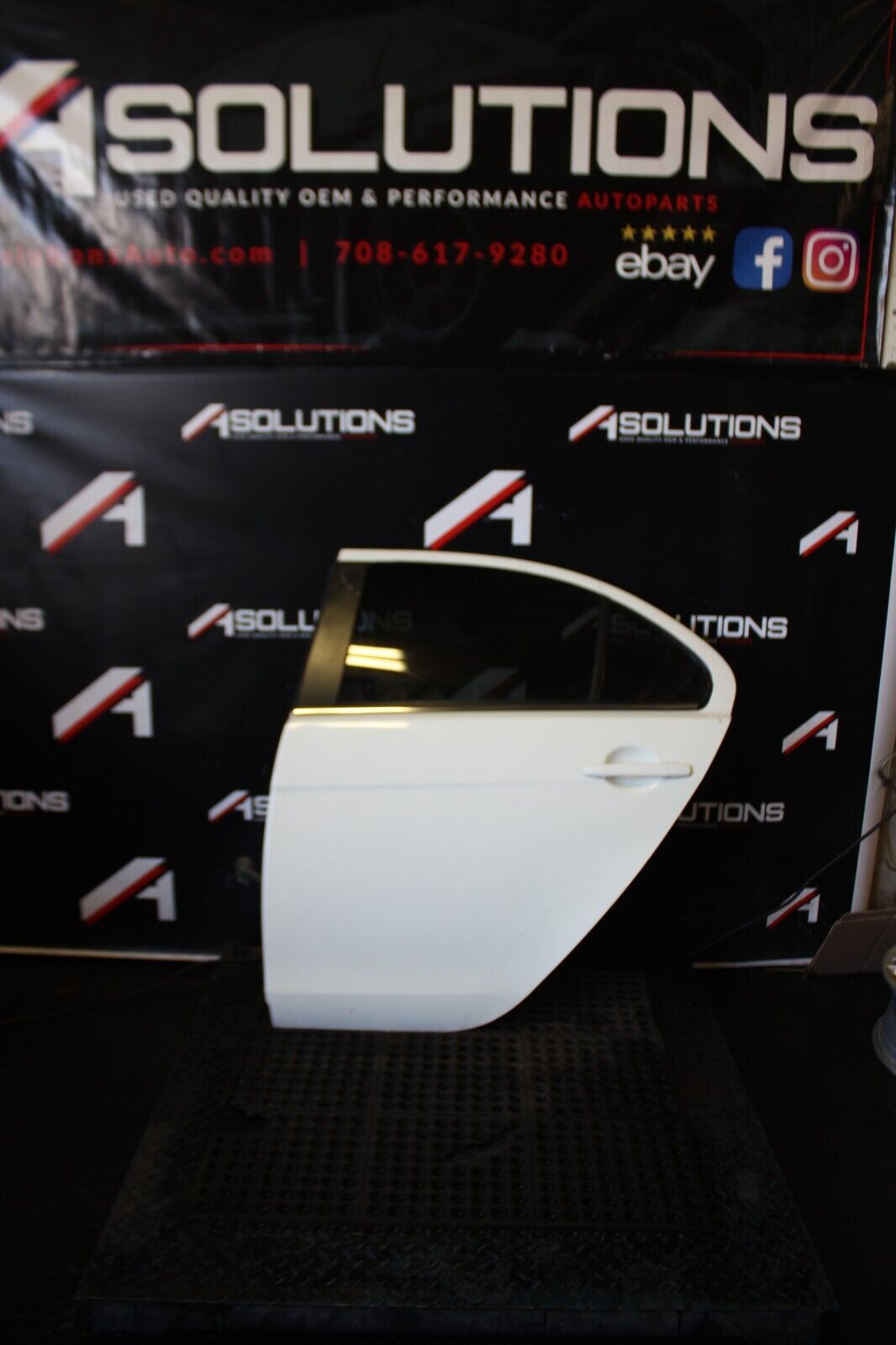 08-15 Mitsubishi Lancer Ralliart Rear Driver Door Shell OEM