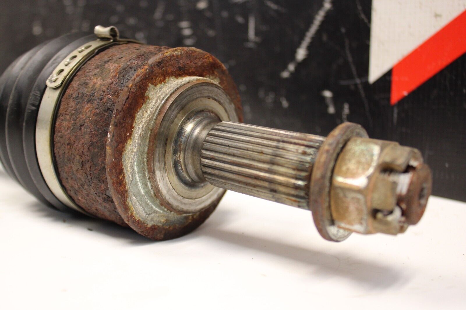 2010 MITSUBISHI LANCER RALLIART 4B11T OEM LH DRIVER REAR AXLE SHAFT AXLE