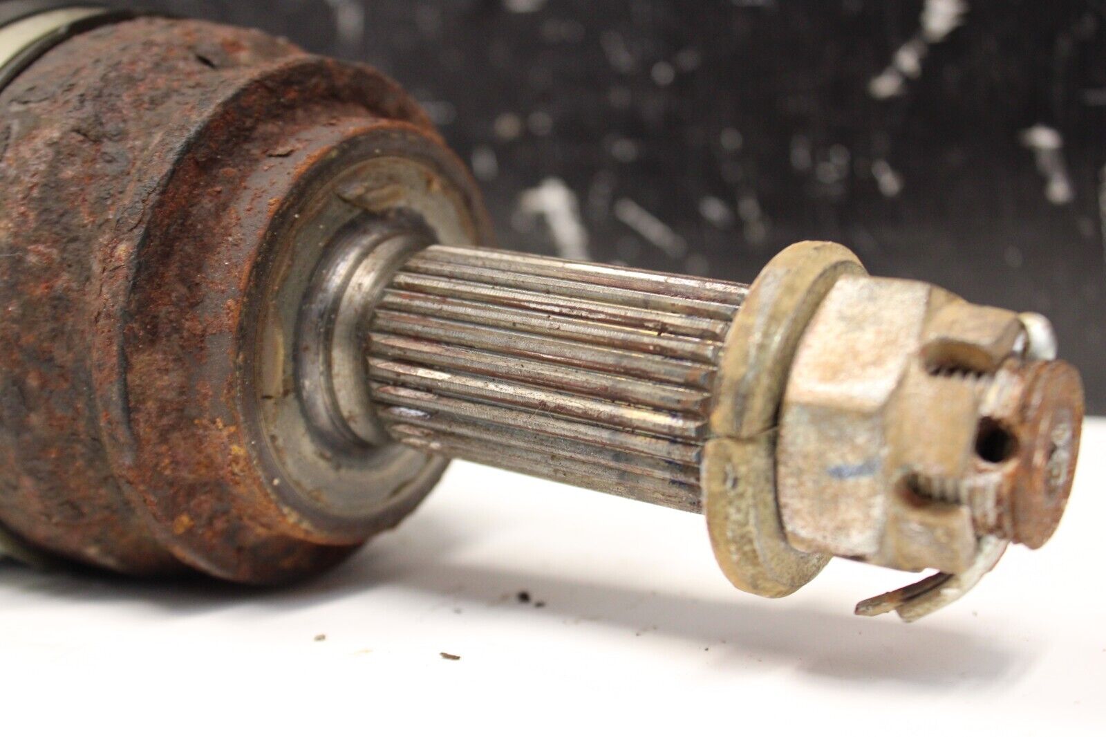 2010 MITSUBISHI LANCER RALLIART 4B11T OEM LH DRIVER FRONT AXLE SHAFT AXLE