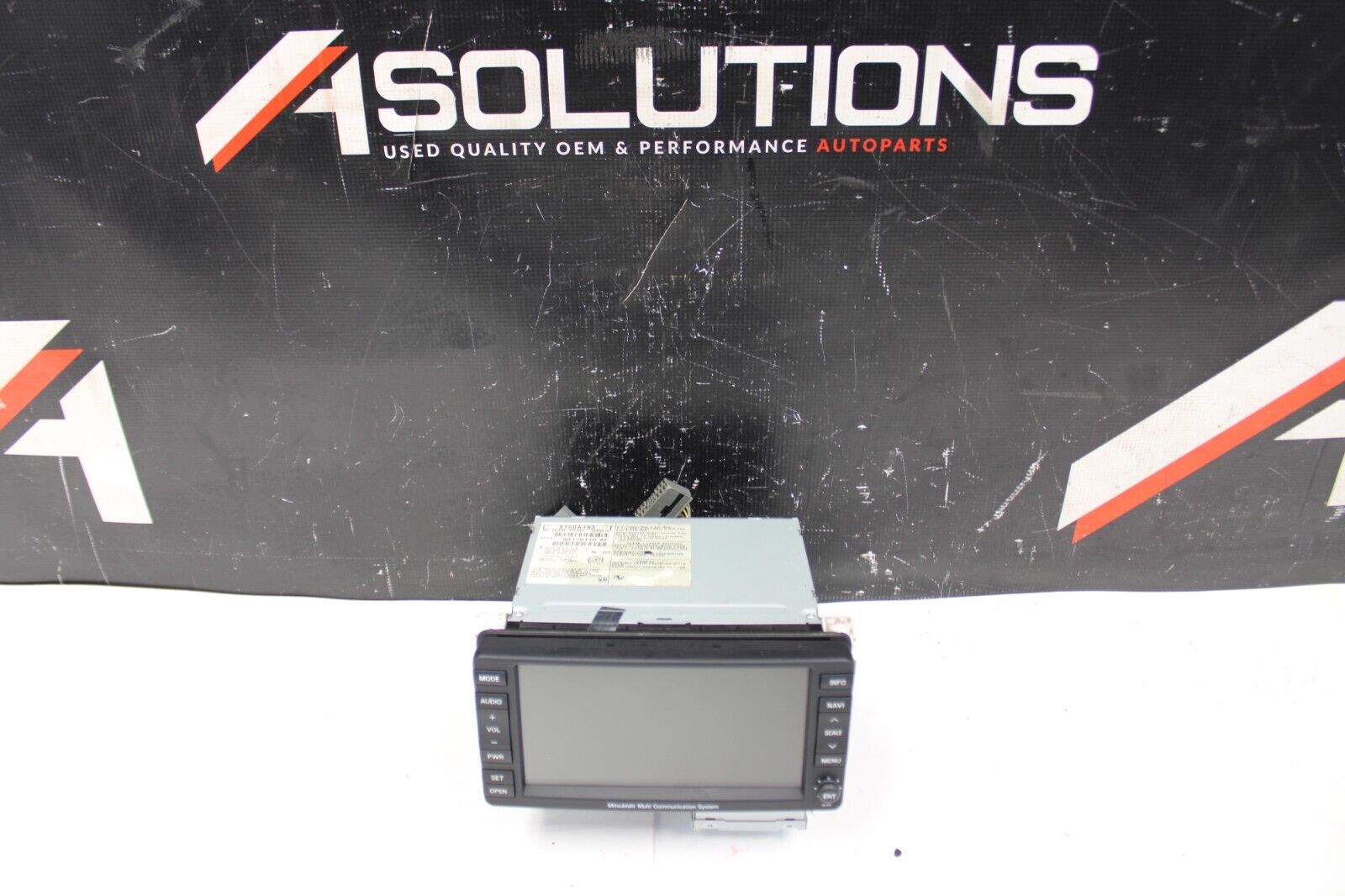 2008-2015 Mitsubishi Lancer EVO X Ralliart Navigation Screen