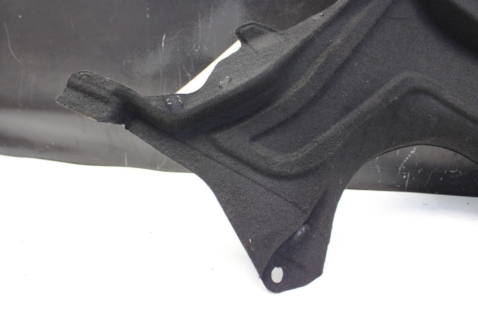 2013 NISSAN R35 GTR DBA TRUNK CARPET PANEL LINER TRIM BLACK LH DRIVER SIDE