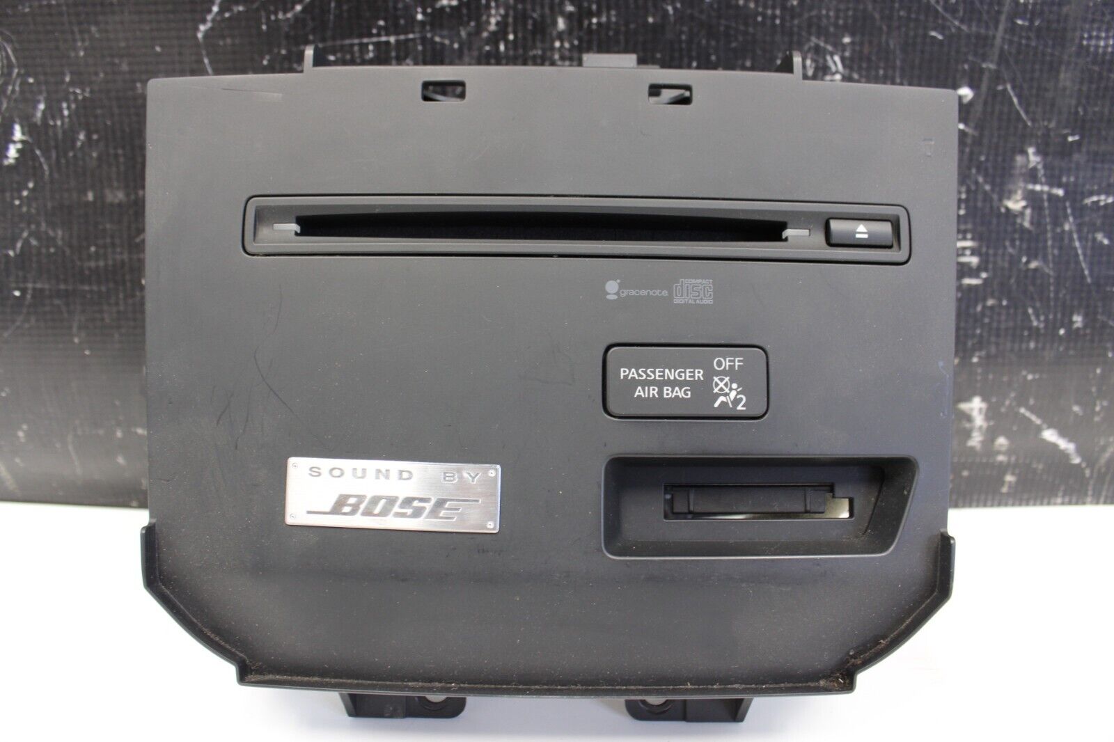 2010 NISSAN GT-R GTR R35 VR38 3.8L AWD OEM BOSE RADIO CD PLAYER COVER